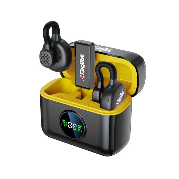 Digitek (DWM 119) 2-in-1 Wireless Microphone, 2.4G Mic with 30m Range, 6Hr Battery, Noise Cancellation & Power Indicator, for iPhone & Android Smartphones, Ideal for Vlogging, Live Streaming & Interviews Digitek (DWM 119) 2-in-1 Wireless Microphone, 2.4G Mic with 30m Range, 6Hr Battery, Noise Cancellation & Power Indicator, for iPhone & Android Smartphones, Ideal for Vlogging, Live Streaming & Interviews